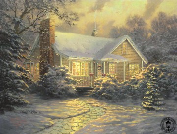  christ - Christmas Cottage Thomas Kinkade